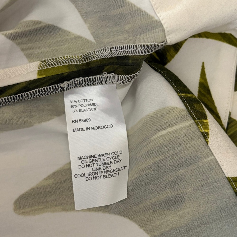 NWT!! ANTONIO MELANI x M.G. Style Lyons Printed Faux Wrap Asymmetric Skirt 2 - Picture 15 of 16
